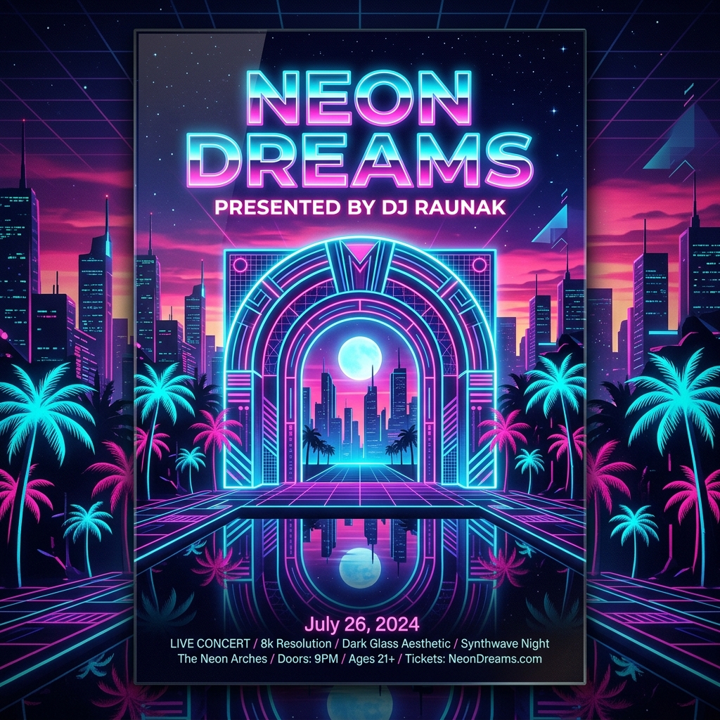 NEON DREAMS Poster