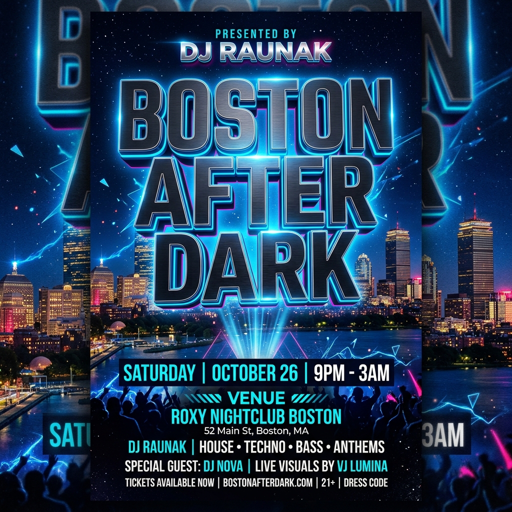 BOSTON AFTER DARK Poster