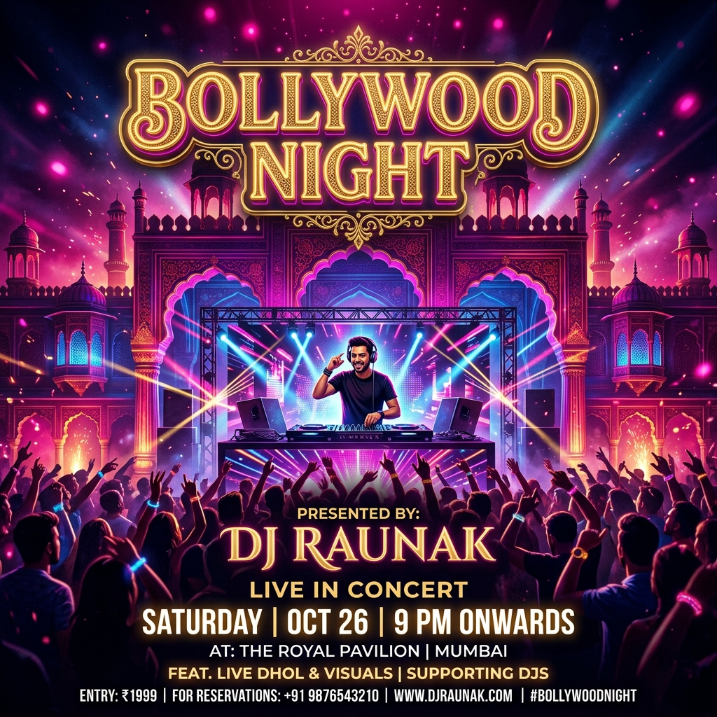 BOLLYWOOD NIGHT Poster